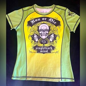 INKnBURN Run or Die tech shirt Classic Original design. Rare